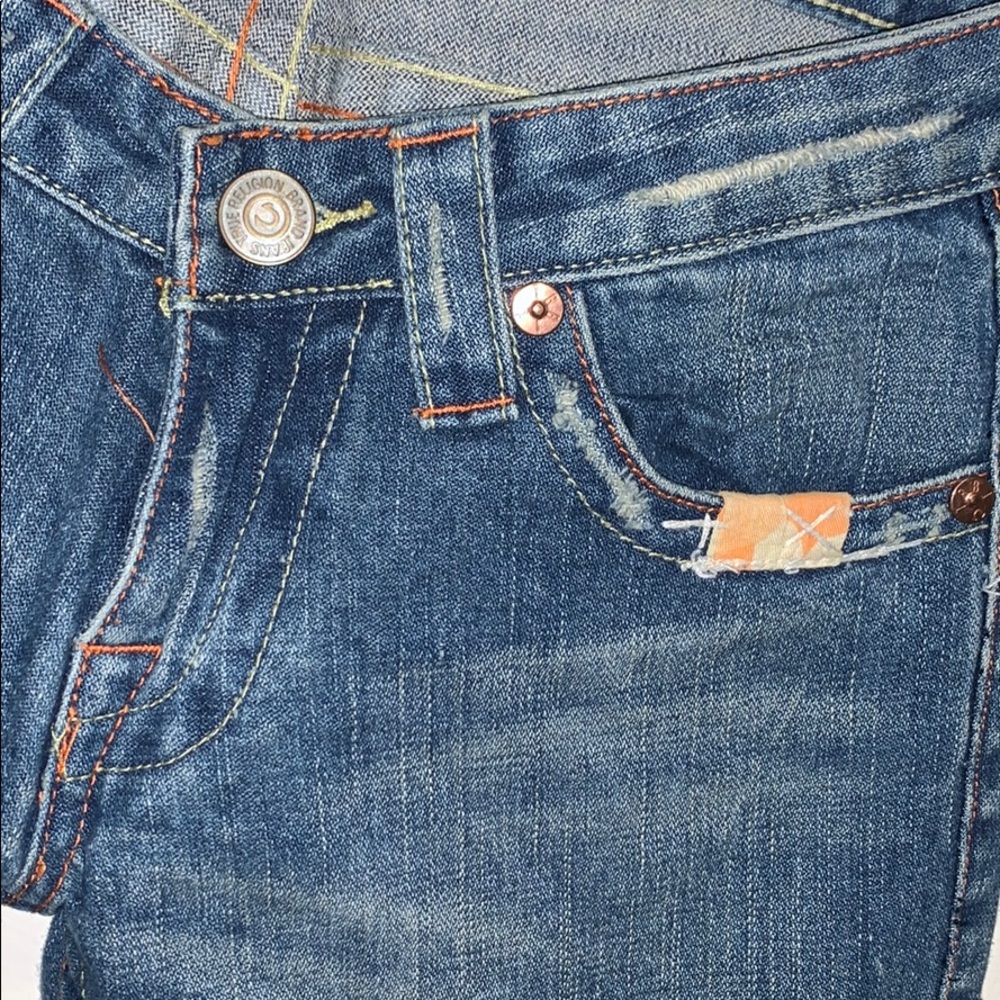 True Religion patch work jeans - Picture 4 of 7